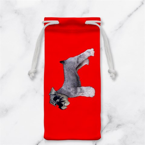 Miniature Schnauzer Dog Gifts BR Jewelry Bag from ArtsNow.com Front
