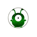 Green Love Alien Hat Clip Ball Marker