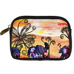 Indian Elephants Digital Camera Leather Case