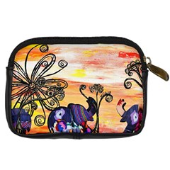 Indian Elephants Digital Camera Leather Case from ArtsNow.com Back