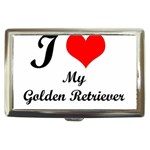 I Love My Golden Retriever Cigarette Money Case