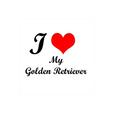 I Love Golden Retriever from ArtsNow.com 12 x12  Scrapbook Page - 1