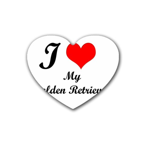 I Love Golden Retriever from ArtsNow.com Front