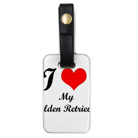 I Love Golden Retriever from ArtsNow.com Front