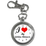 I Love Golden Retriever Key Chain Watch