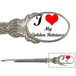 I Love Golden Retriever Letter Opener