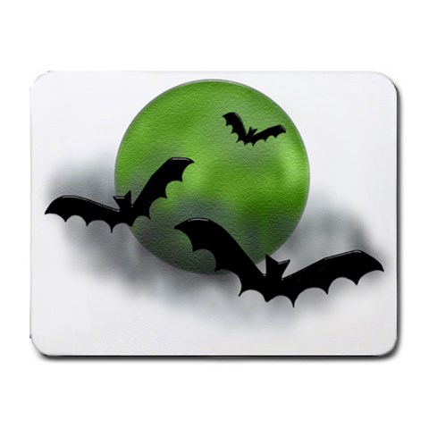 Halloween Green Moon Small Mousepad from ArtsNow.com Front