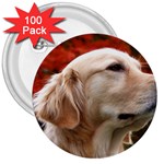 dog-photo cute 3  Button (100 pack)