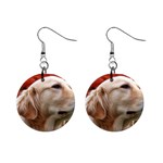 dog-photo cute 1  Button Earrings