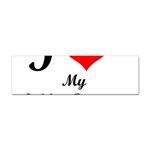 I Love My Golden Retriever Sticker Bumper (10 pack)