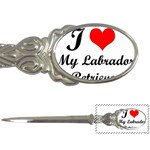 I Love My Labrador Retriever Letter Opener