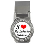 I Love My Labrador Retriever Money Clip (CZ)