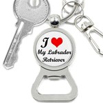 I Love My Labrador Retriever Bottle Opener Key Chain