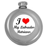 I Love My Labrador Retriever Hip Flask (5 oz)