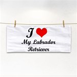 I Love My Labrador Retriever Hand Towel