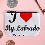 I Love My Labrador Retriever Mini Coin Purse