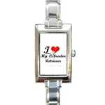 dog-photo Rectangular Italian Charm Watch