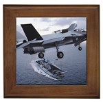 F-35B with Carrier Framed Tile