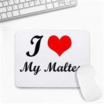 I Love My Maltese Small Mousepad