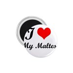 I Love My Maltese 1.75  Magnet