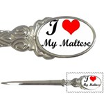 I Love My Maltese Letter Opener