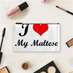 I Love My Maltese Cosmetic Bag (Small)