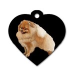 Pomeranian Dog Gifts BB Dog Tag Heart (Two Sides)