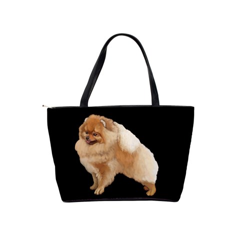 Pomeranian Dog Gifts BB Classic Shoulder Handbag from ArtsNow.com Back