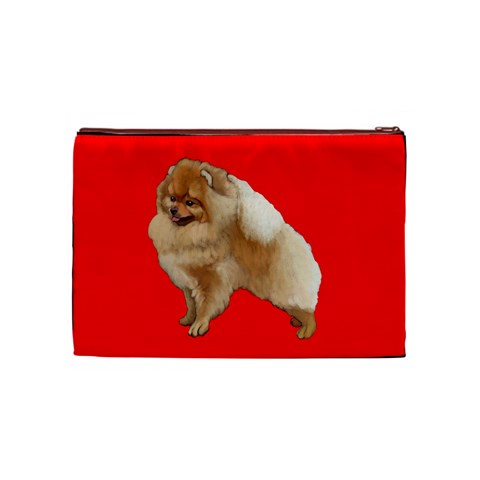Pomeranian Dog Gifts BR Cosmetic Bag (Medium) from ArtsNow.com Front