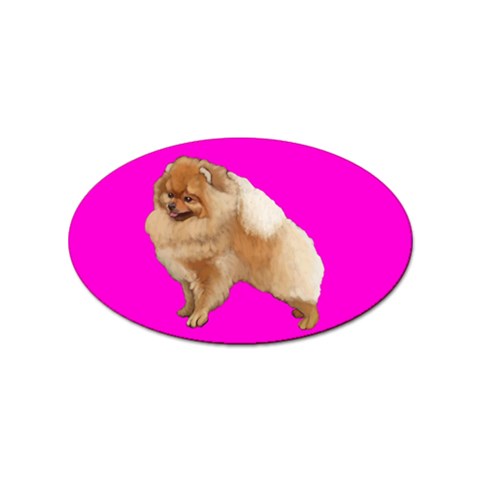 Pomeranian Dog Gifts BP Sticker (Oval) from ArtsNow.com Front
