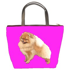 Pomeranian Dog Gifts BP Bucket Bag from ArtsNow.com Back