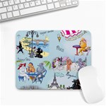 Poodles in Paris Small Mousepad