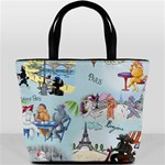 Poodles in Paris Bucket Bag