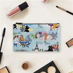 Poodles in Paris Cosmetic Bag (Small)