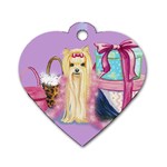 Yorkie Dress Up Dog Tag Heart (One Side)