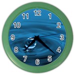 Water Drop Color Wall Clock