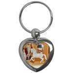 White Horse Key Chain (Heart)