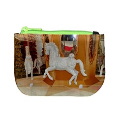White Horse Mini Coin Purse from ArtsNow.com Front