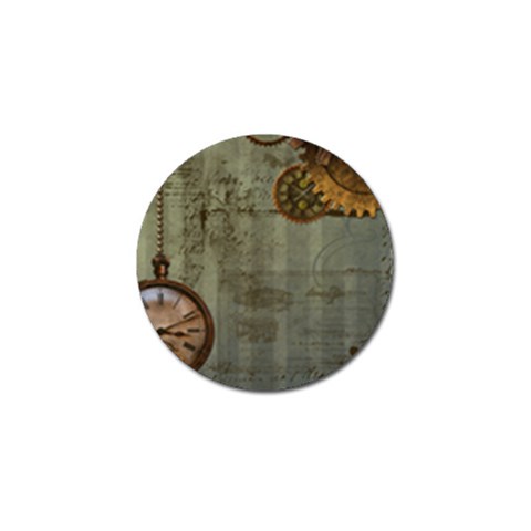Steampunk Time Machine Vintage Art Golf Ball Marker (4 pack) from ArtsNow.com Front