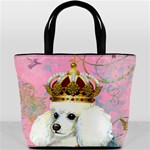 White Poodle Princess Bucket Bag