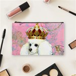 White Poodle Princess Cosmetic Bag (Medium)