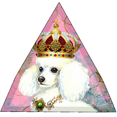 White Poodle Princess Mini Folding Umbrella from ArtsNow.com 15.85 x15.09  Umbrella - 1