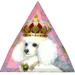 White Poodle Princess Mini Folding Umbrella from ArtsNow.com 15.85 x15.09  Umbrella - 5