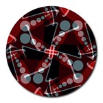Sortiaria Geo Dots Art Round Mousepad