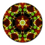 Sortiaria Geo Dots Art Round Mousepad