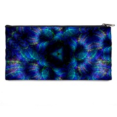 Fractal Blue Dreams Pencil Case from ArtsNow.com Back