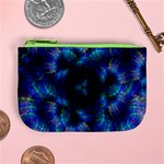 Fractal Blue Dreams Mini Coin Purse