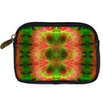 Fractal Fluro 005 Digital Camera Leather Case