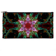 Fractal Pink Star Pencil Case from ArtsNow.com Front