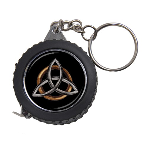 Triquetra Brown/silver Measuring Tape from ArtsNow.com Front